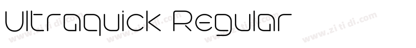 Ultraquick Regular字体转换